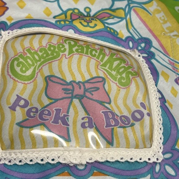 Vintage Cabbage Patch Kids Doll Size SWADDLE BLANKET TOWEL Grow Chart 1994 - Picture 3 of 11